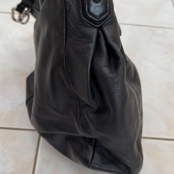 Coach Black Leather Shoulder Bag with Slouchy Silhouette - Used - Picture 12 of 15